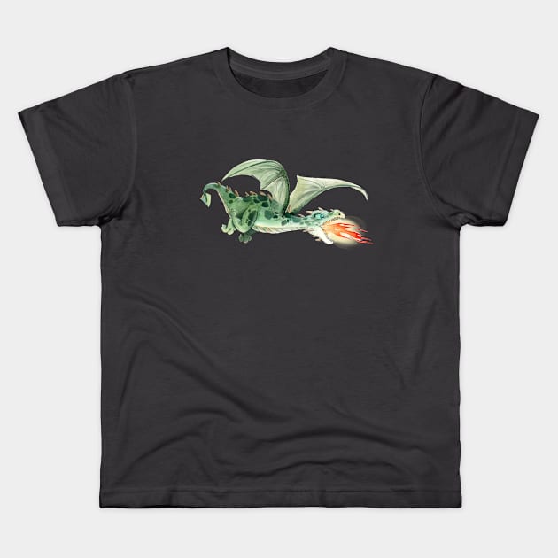 Mask dragon Kids T-Shirt by Rypert